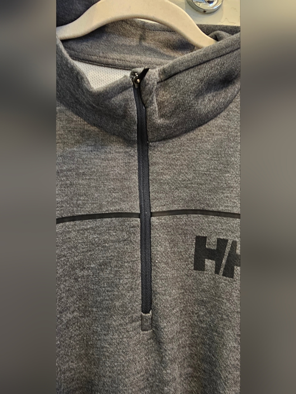 Helly Hansen Dark Grey Heather Half-Zip Pullover - Picture 3 of 7